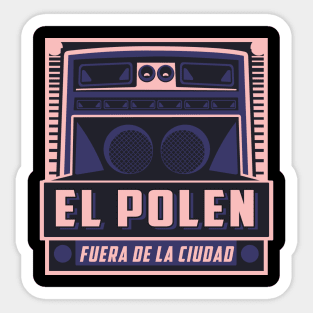 El Polen furea de la ciudad Sticker